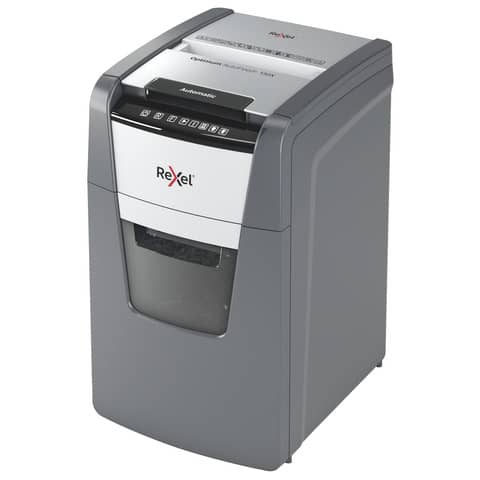 Distruggidocumenti uso moderato Optimum AutoFeed+ 130X EU Rexel - P-4 - 44 L - taglio a frammenti 4x28 mm 2020130XEU